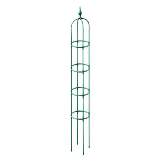 Plant Obelisk Trellis Climbing Plants Garden Tower Trellis Outdoor Rose Bush Support Rustproof Metal Trellis for Potted Plant Clematis Vine Jasmine