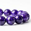 Charoite 10mm Inner Circumference 15cm Bracelet Natural Stone Power Stone from Russia in Paulownia Box [Sekki] [b669-15]