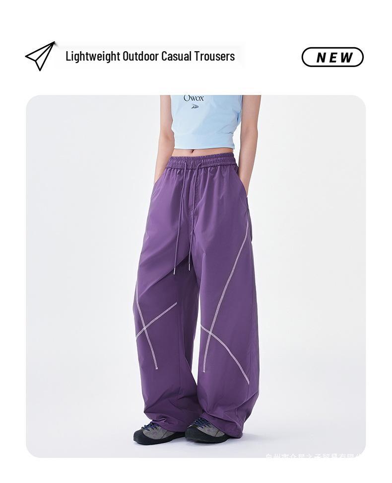 Unisex Spring/Summer Trendy Paratrooper Pants - Casual and Stylish American Workwear for Couples
