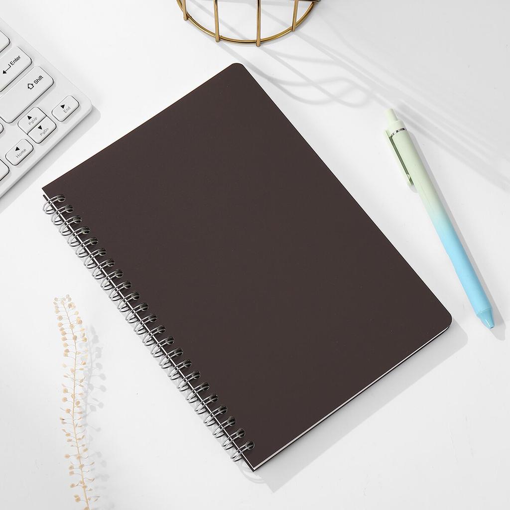 A5 Spiral Notebook 160 Pages, Thick Paper Eye Protection Lined, Writing Notebook for School College Office Diary