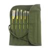 Canvas 22-Hole Brush Roll: Gouache, Watercolor, Calligraphy Storage Bag
