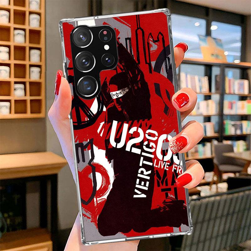 Band U-U2 Rock Phone Case For Samsung Galaxy S26 S25 Edge S24 Ultra S23 S22 Plus S21 S20 FE Soft Fundas Shell Galaxy S25 S24 S23