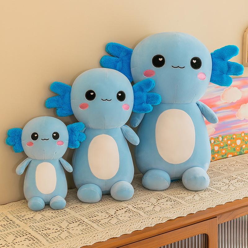 Adorable Plush Axolotl Toy Soft Cartoon Animal Stuffed Doll For Kids And Adults