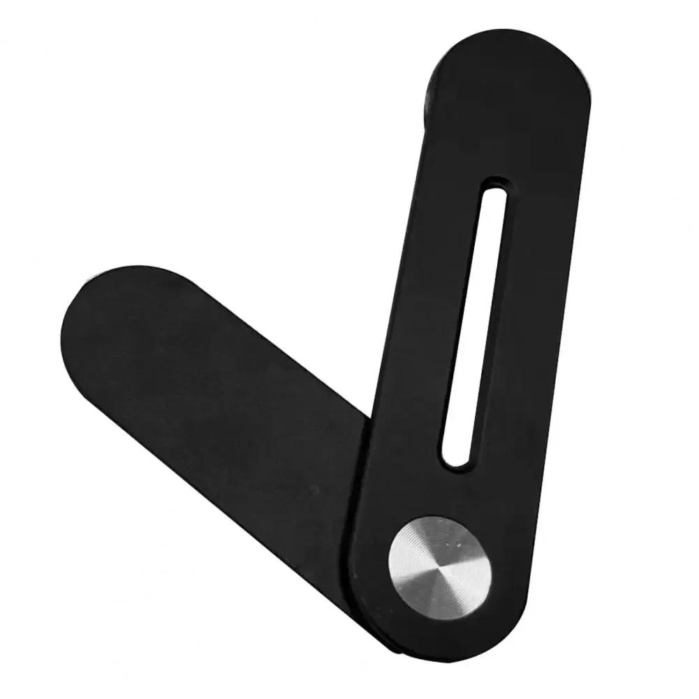

Foldable Metal Bracket: Adjustable Magnetic Stand for Laptop & Side Cellphone Holder - Monitor Expansion Accessory чорний