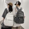 School Bag Female Tide Brand Tooling Style Versatile Leisure Student Men'S And Women'S School Bag Japanese Hong Kong Style Retro Backpack