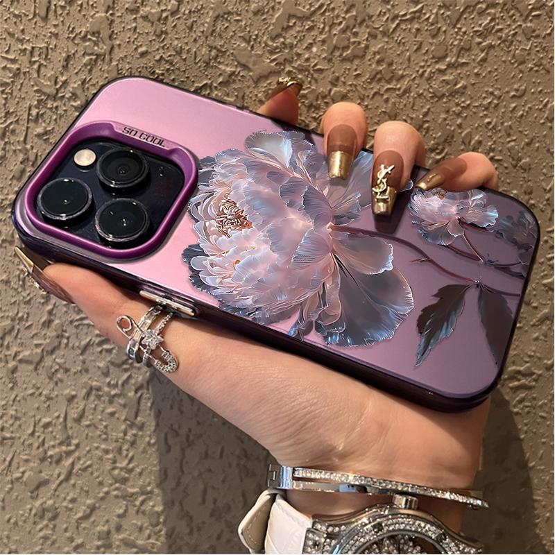 Phone Case Has Good Meaning Peony For iPhone 17 16e 16 15 14 13 12 11 Mini Pro Max XSMAX 8 7 Air Plus Anti Fall Matte Back Cover