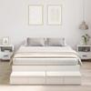 VidaXL Bed Frames with Storage White 160x200 Cm 3335653