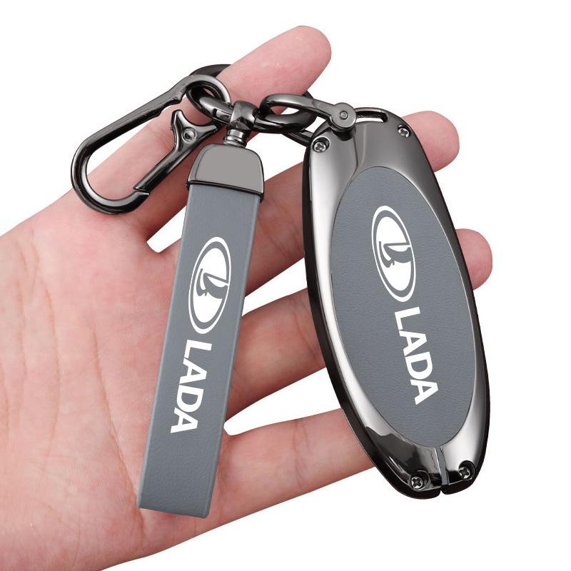 Lada X-Cross 5 Premium Metal Key Case - Full Coverage Protective Shell for Men