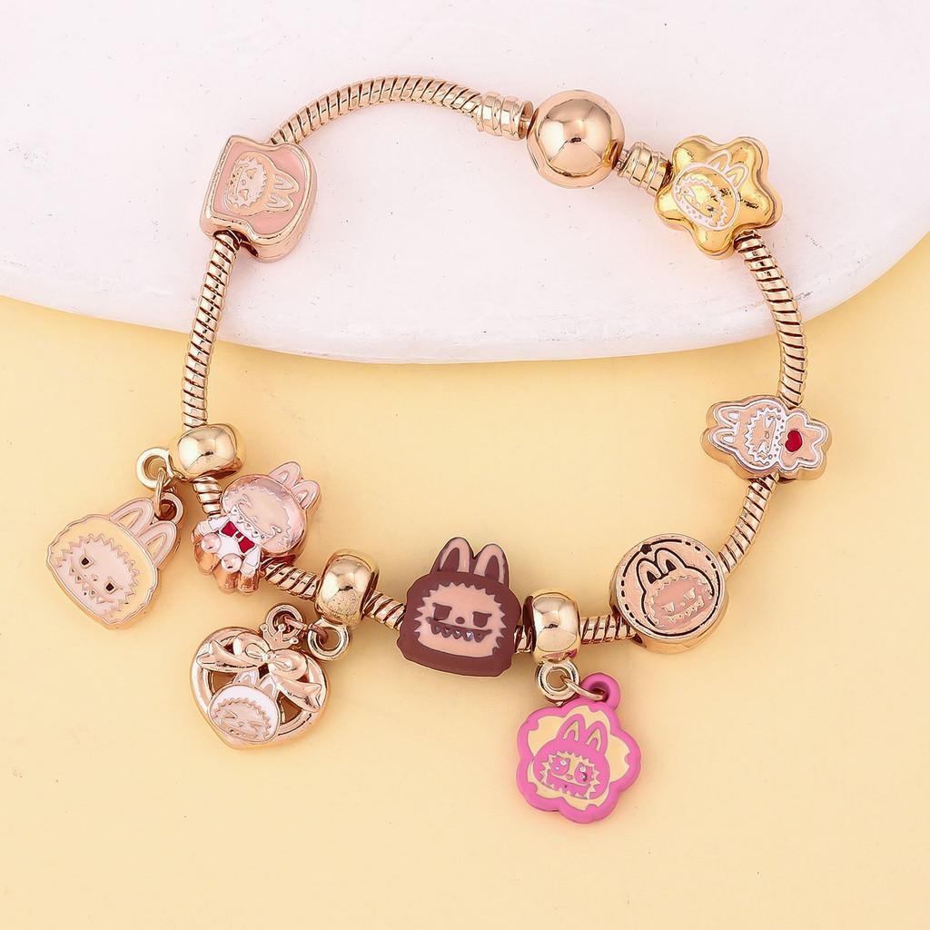 Bead Bracelet Cartoon Kit Alloy Components Gift Giving  Crafting Creative