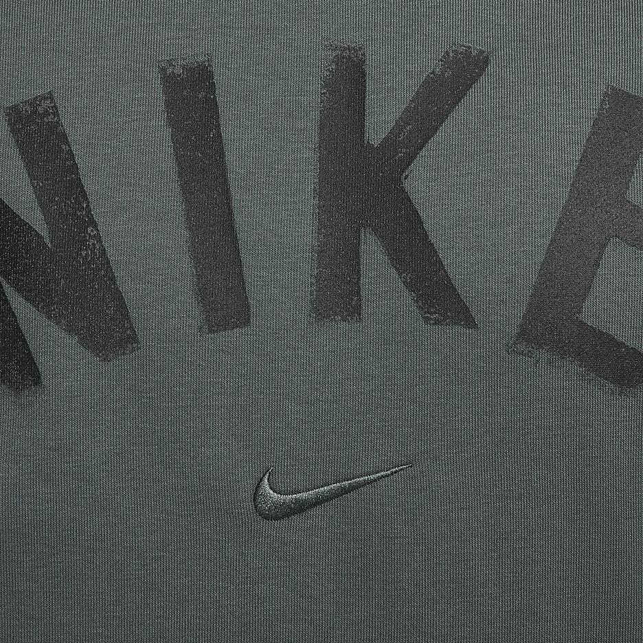 Nike Logo Print Hooded Long Sleeve Sweatshirt Men sweatshirts Green FV9920-338