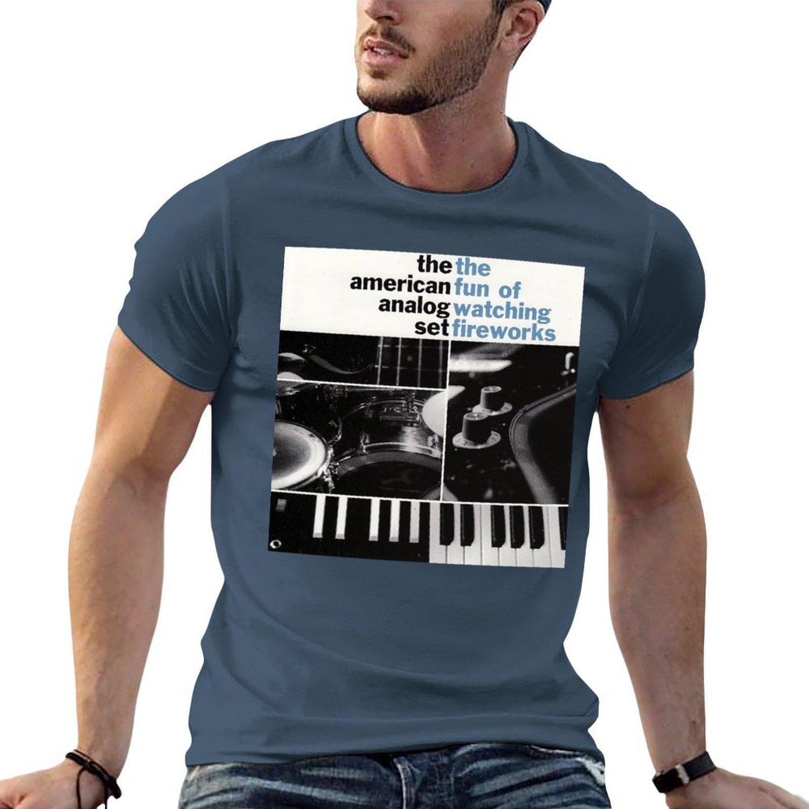 American Analog Set T-Shirt t shirts cotton 100% cotton t shirts Unisex 100% Unisex t shirts for Unisex casual T-shirt S