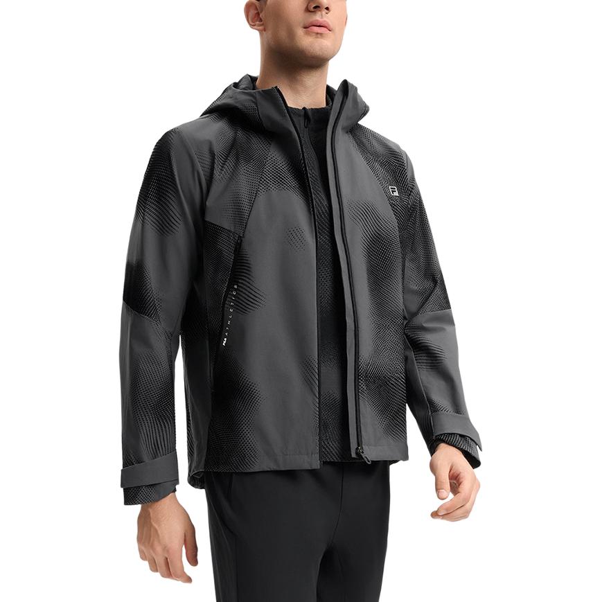 Fila Fitness Mens Outdoor Series Comfortable Hooded Woven Long Sleeve Jacket All Over Print Men Jackets A11M511712F-ZA