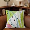 Modern Abstract Watercolor   Personalized Pillow Cover Kids Bedroom Wild Party Decor Pillowcase Kid Birthday Shower Gift