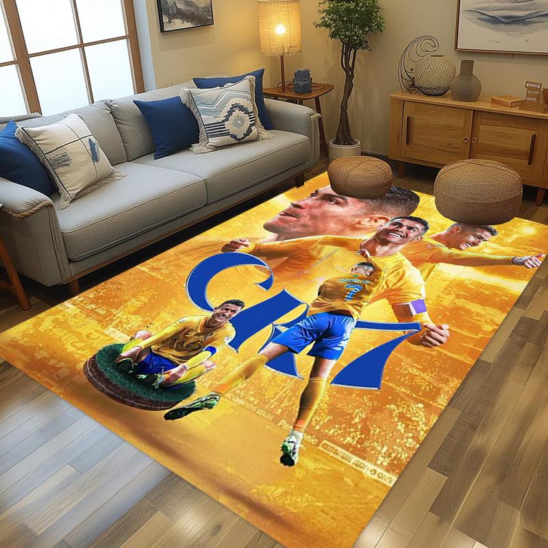 Dynamic Soccer Action carpet printing Doormat Bathroom mat Office chair cushion Art