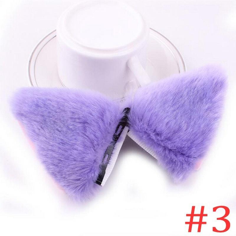 

Orecchiette Partys Cat Fox Long Hutr Ears Аніме Неко Костюм Заколка для волосся Косплей 3