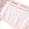 CINOON Women Sexy Low-Rise Satin Mesh Patchwork Letter Waistband Hip-Hugging Briefs Panties