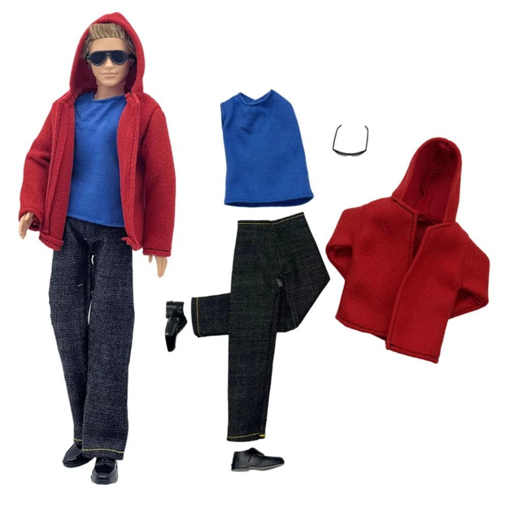 1 Set Ken Doek Handgemaakt Mooie Poppenaccessoires Casual Kleding Pak voor 30cm 12inch Ken Pop Pak Kinderen Cadeau