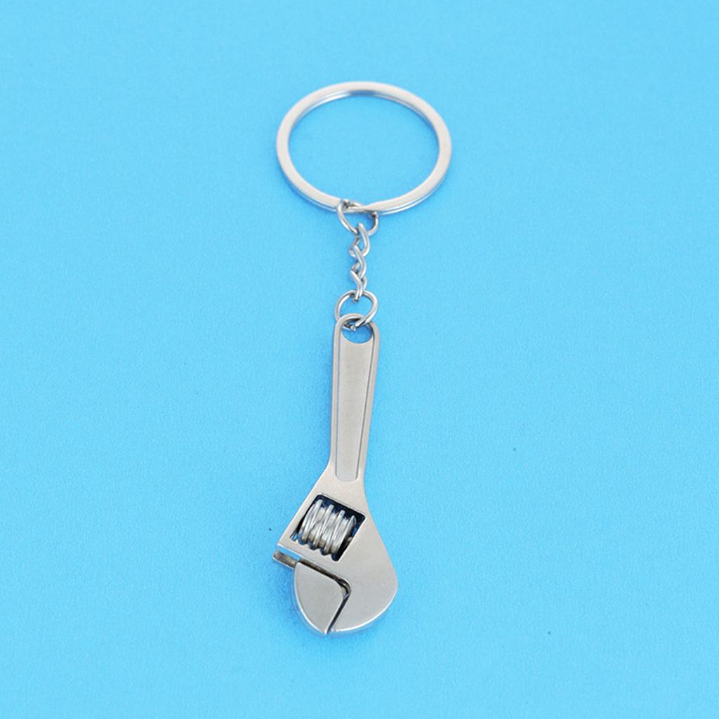 Adjustable Small Spanner for Key Ring Tool Set Gifts Men Novelty Keyring Tools