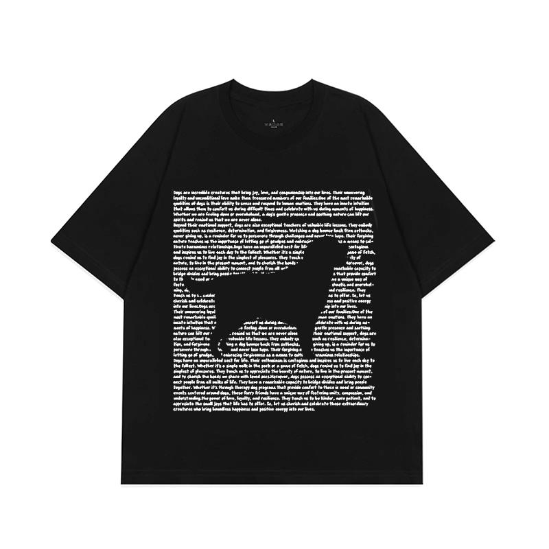 2025 Nové Základní Bavlněné Unisex Tričko Módní Potisk Měkké Prodyšné Kulatý Výstřih Módní Pánská a Dámská Trička Jeden Kus