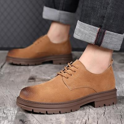 Fashion Men's New Fashion Trends Suede Oxford Shoes Outdoor Comfortable Durable Sneakers Lightweight Walking Mountaineering Travel Shoes