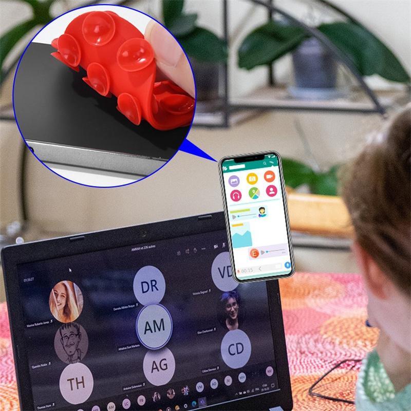Heart Suction Cup Phone Mount Phone Accessories Hands-Free Strong Grip Holder For Selfies And Videos