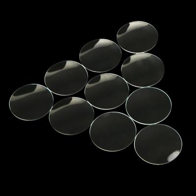 Verre de montre-bracelet minéral en cristal de 20 à 23mm de diamètre, 10 pièces