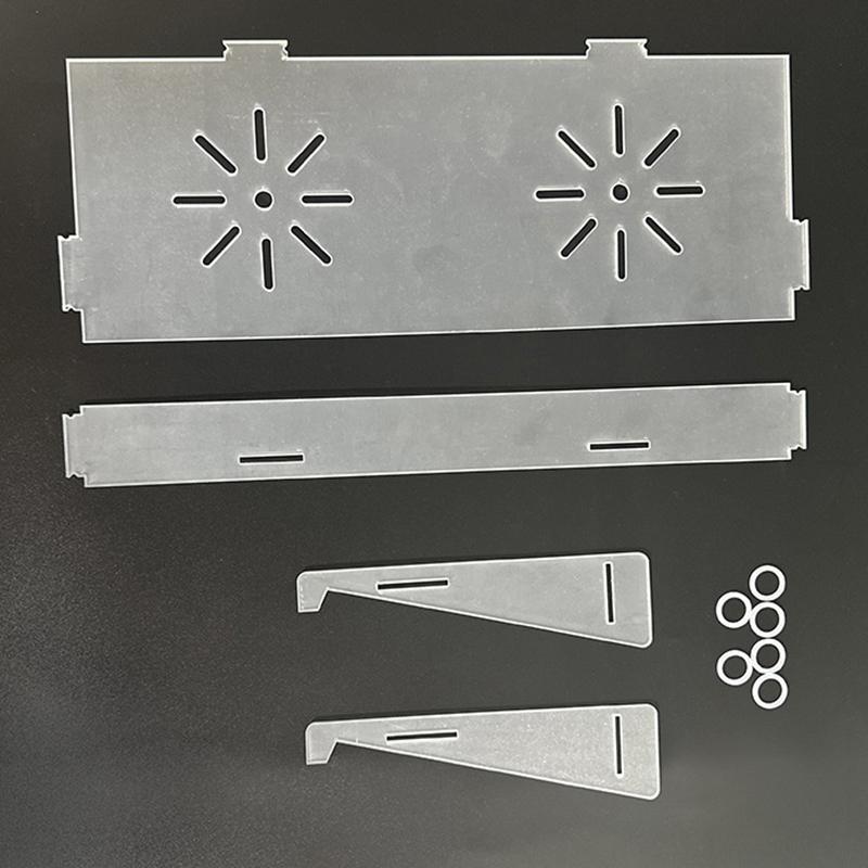 Removable Tilted Keyboard Stand Ergonomic Typing Acrylic Keyboard Riser Tilt Desk Computer Keyboard Lifter For Home Office Games