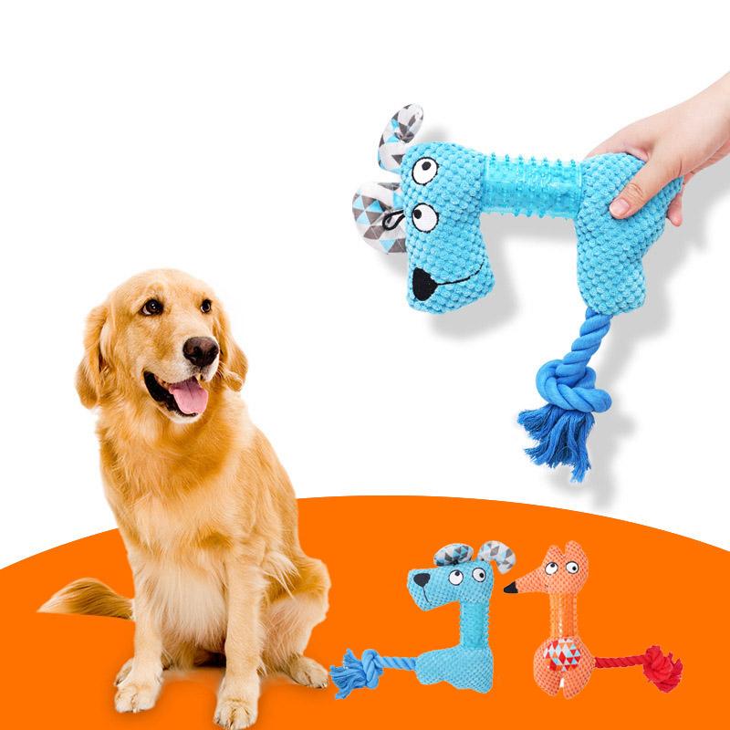 Creative Voice-Producing Plush Toy for Dog Bite-resistant Teeth Grinding Relief Boredom Puppy Interactive Toy Zabawki Dla Pieska