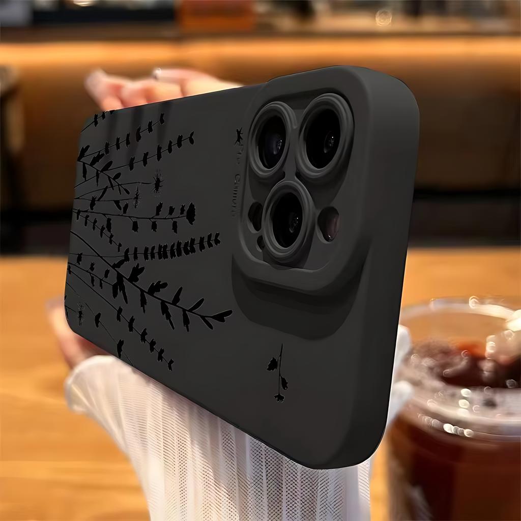 Art Flower Black Style Graphic Phone Case For Samsung Galaxy A37 A57 A25 A56 A16 A35 A15 A34 A24 A13 A73 A53 A23 A13 4G 5G Cover