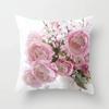 Country Style Retro Floral Pillowcase Fresh Rose Print Farmhouse Cushions Cover Sofa Seat Decorative Pillow Cover 45*45Cm