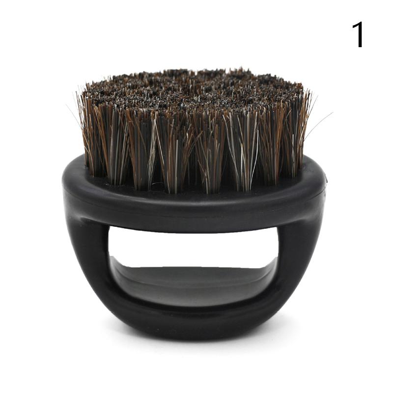 

Мужская щетка с кольцом для бороды, дизайнерская конская щетина, мужская помазок для бритья, портативная парикмахерская, щетки для бороды, салонная щетка для чистки лица, бритвенная щетка