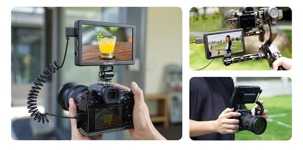 FeelWorld T6 - monitor 6" HDR 4K HDMI z aluminiową obudową