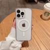Luxury Shockproof Magsafe Wireless Charge Transparen Case For iPhone 11 12 13 14 15 Pro Max Plus Magnetic Bumper Cover
