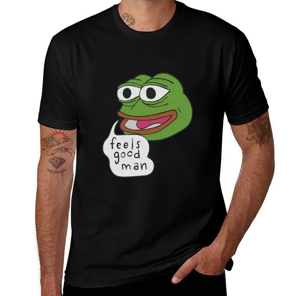 Pepe - Feels Good Man T-Shirt Funny T Shirts Man Funny T Shirts Dark Humor T-Shirt