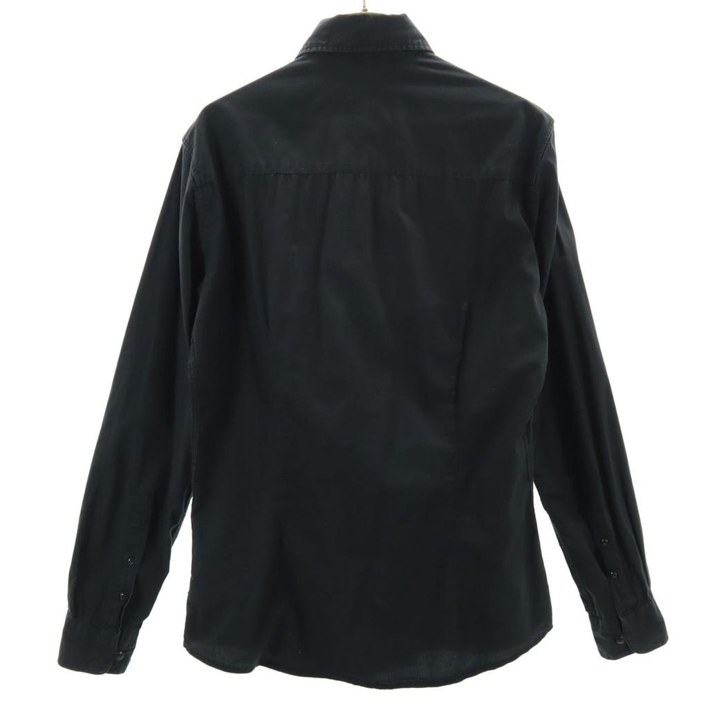Armani Jeans Long Sleeve Slim Shirt S Black Women Used