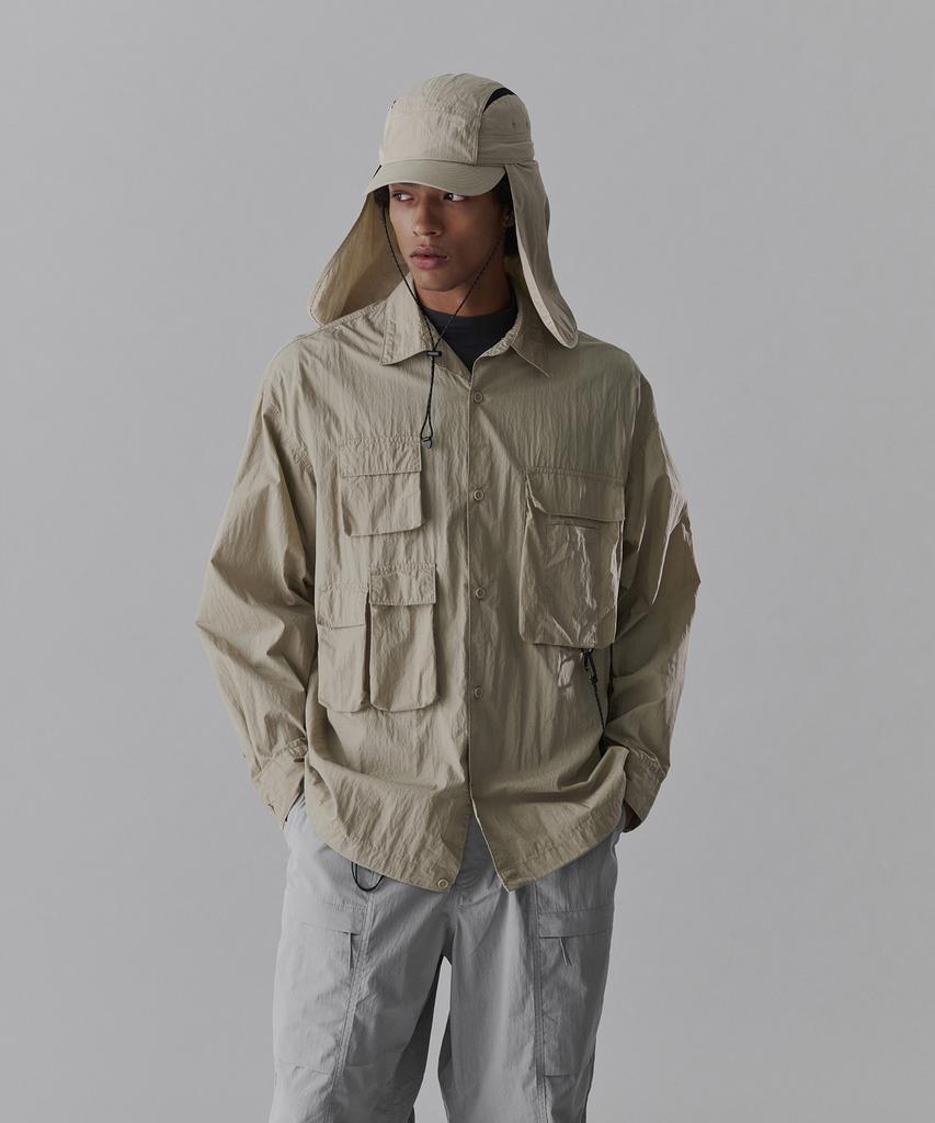 Musinsa Standard [City Leisure] Cn Long Desert Cap [Grayish Beige]