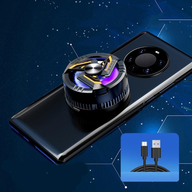 2 Gear Adjustable Cooling System Low Noise Heatsink for Mobile Phone Portable Magnetic Cooling Fan for Phone 16 15 14