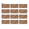 Self Adhesive Kitchen Backsplash Self-Adhesive PVC Tile Wall Stickers, Waterproof Mosaic Pattern Decals for Bathroom Easy To Clean Covers Home Decor,