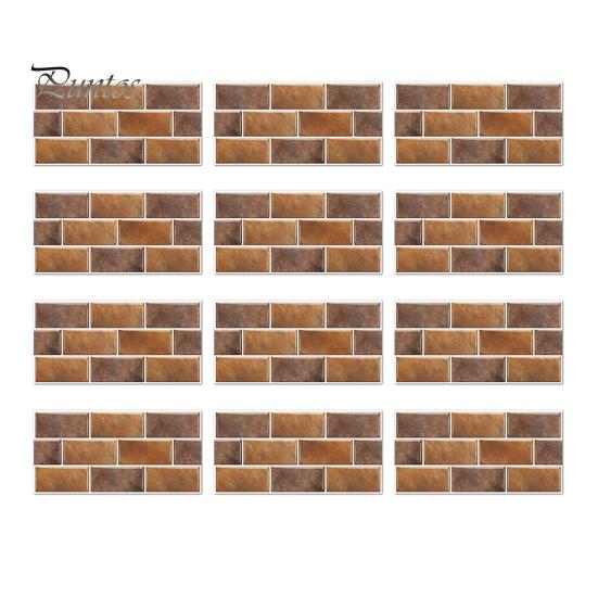 Self Adhesive Kitchen Backsplash Self-Adhesive PVC Tile Wall Stickers, Waterproof Mosaic Pattern Decals for Bathroom Easy To Clean Covers Home Decor,