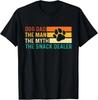 Dog Dad The Man The Myth The Snack Dealer - Dog Lover T-Shirt