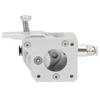 Dual Drive Gear Extruder Full Metal Body 1.75mm Consumable for 3D Printer (Silver) Main droite