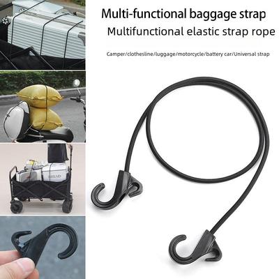 Elastic Luggage Cart Tie Rope with Hooks