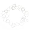 30pcs Hollow Frame Pendants Resin Craft Open Bezels Jewelry Necklaces Earrings Making Supplies