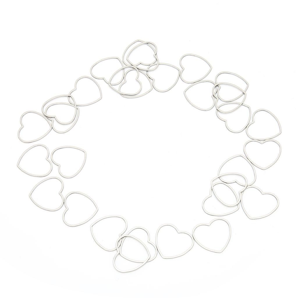 30pcs Hollow Frame Pendants Resin Craft Open Bezels Jewelry Necklaces Earrings Making Supplies