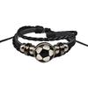 European & American Sports Style Beaded Football Friendship Bracelet - Y2K Commemorative Fan Accessory