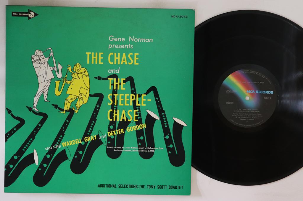 LP Record GENE NORMAN, WARDELL GRAY, DEXTER G - Chase & Steeplechase MCA3042 MCA Japan Jazz Used