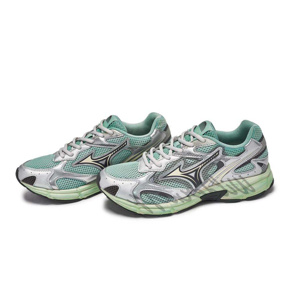 Mizuno Speed 2K Abrasion Resistant Low top Running Shoes Unisex Green Silver D1GH222917(Team80-)