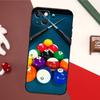 Sports billiards Case For iPhone 16 15 14 Plus 13 12 11 Pro Max Mini 7 8 Plus X XR XS Max Cover