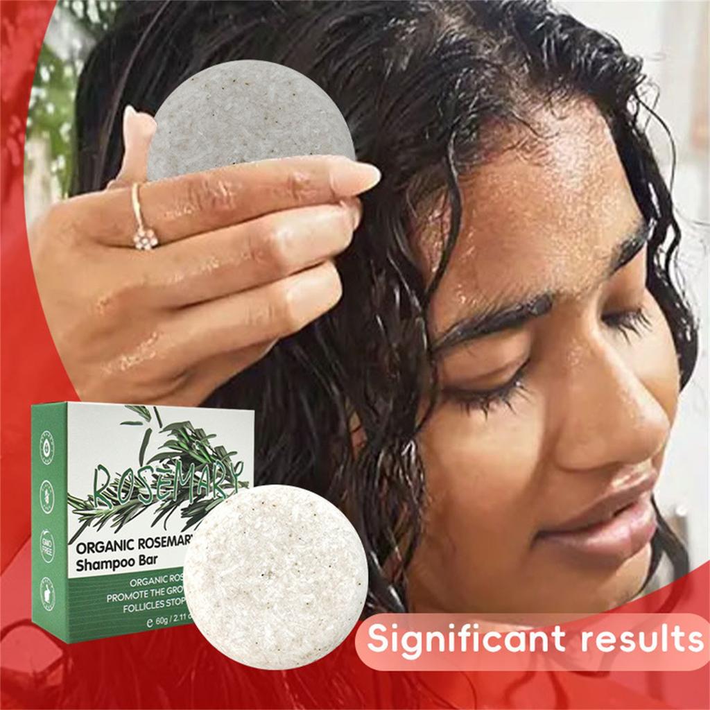 Deep Cleansing Scalp Hair Loss And Oil Control Shampoo Soap 60g, Rosmarinus Officinalis Shampoo Solid Shampoo Soap