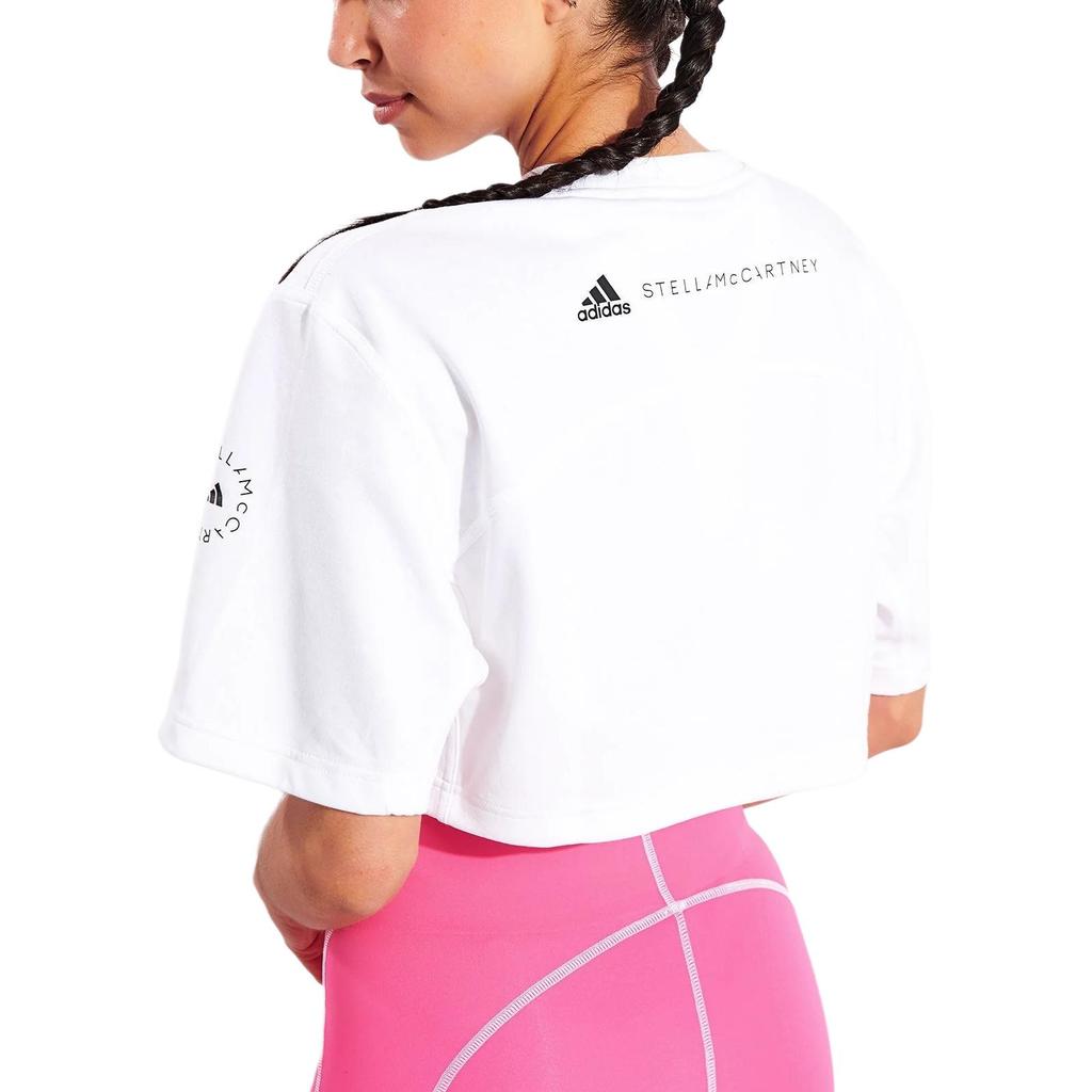 Adidas T Shirts Women's White Crew Neck Moderate Other GL7339
